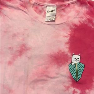 RIPNDIP PINK TIE DYE FRIDA KAHLO T-SHIRT